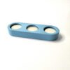 Catiçal para 3 velas tealight azul