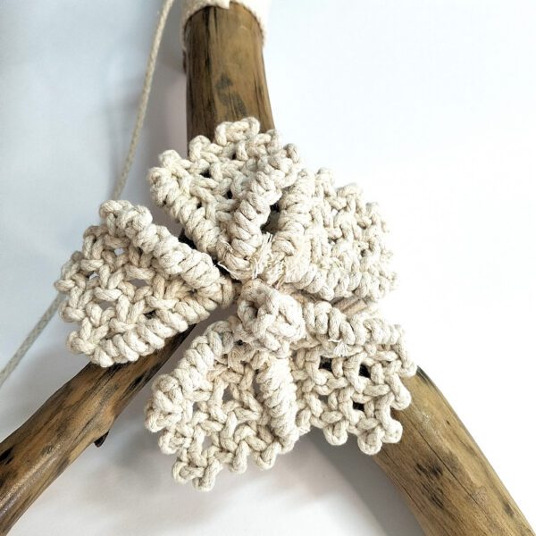 Macramé em tronco maior