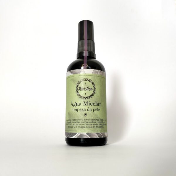 Água micelar com águas florais e óleos vegetais biológicos