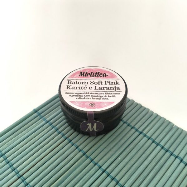 Batom hidratante Soft Pink Karité e Laranja