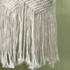 Candeeiro de teto em macramé