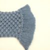 Base multiusos em macramé azul