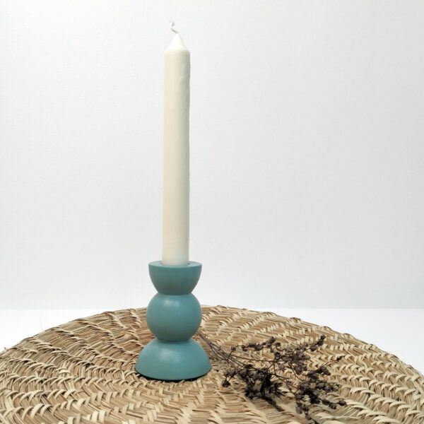 Vela fina simples aroma baunilha