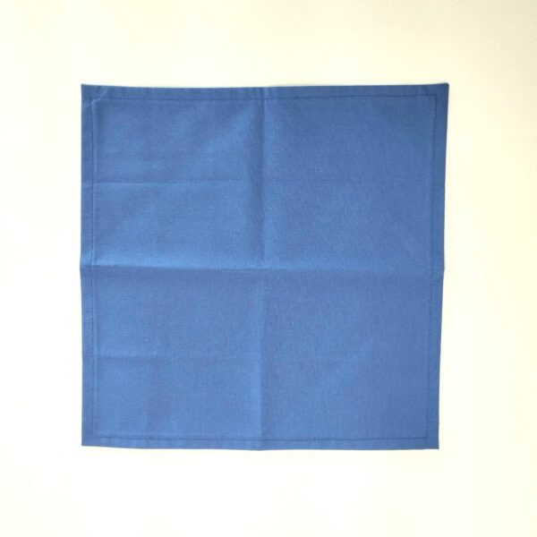 Conj. de individual e guardanapo azul