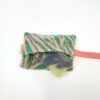 Bolsa para sabonete rosa e verde