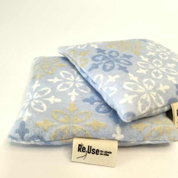 Conjunto azul de duas bolsas térmicas