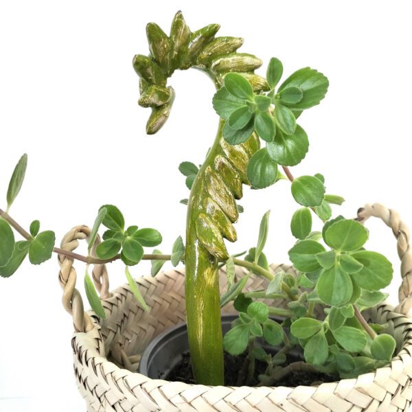 Bastão para vaso verde