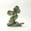 Escultura torcida verde