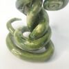 Escultura torcida verde