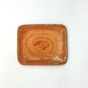 Saboneteira artesanal laranja